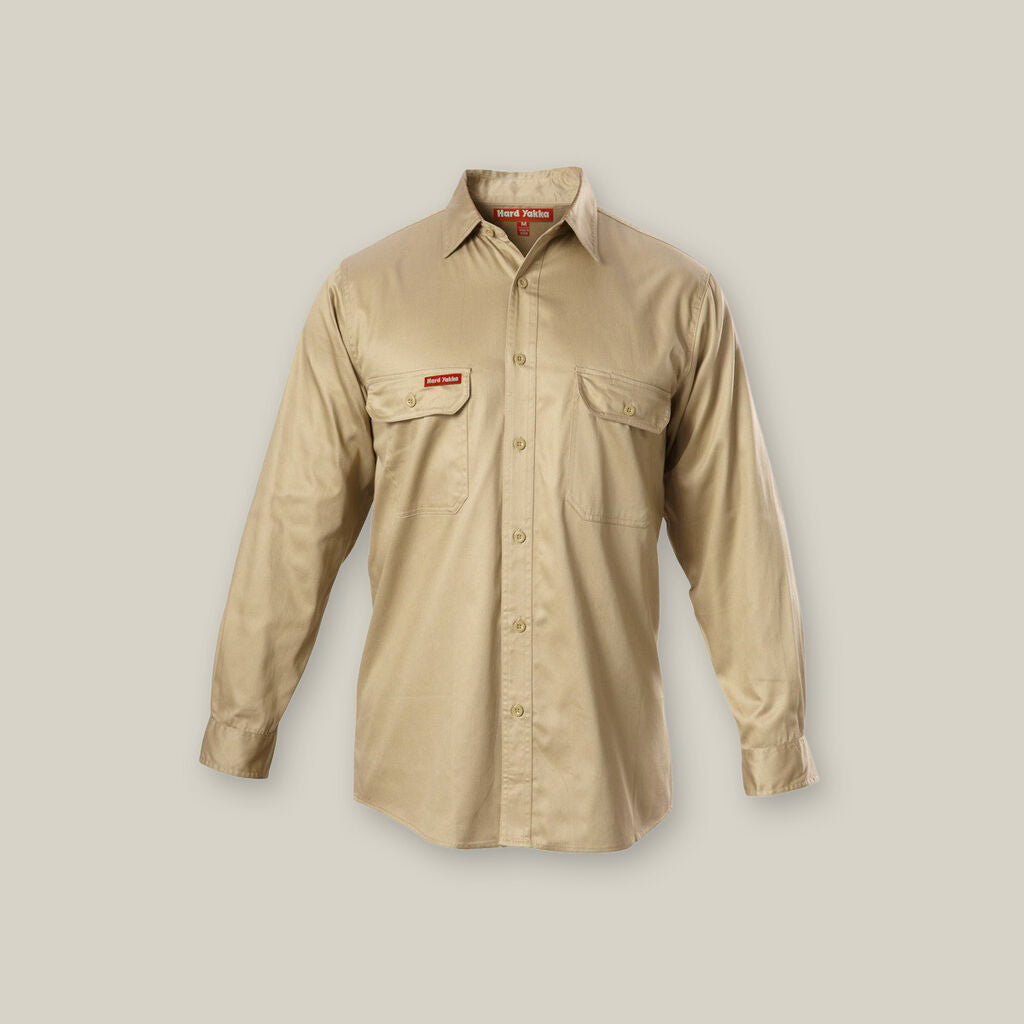 Hard Yakka Shirt Drill Long sleeve - Y07500