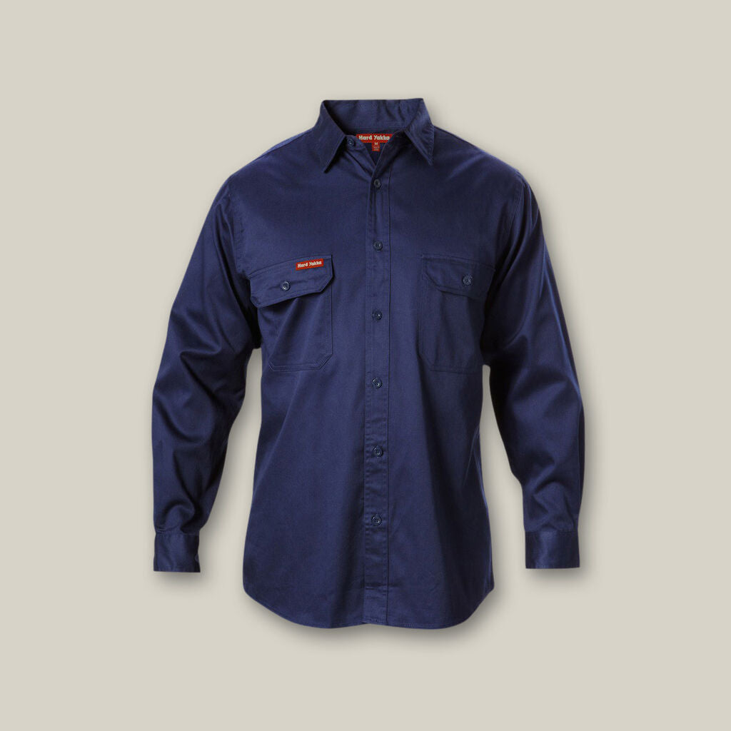 Hard Yakka Shirt Drill Long sleeve - Y07500