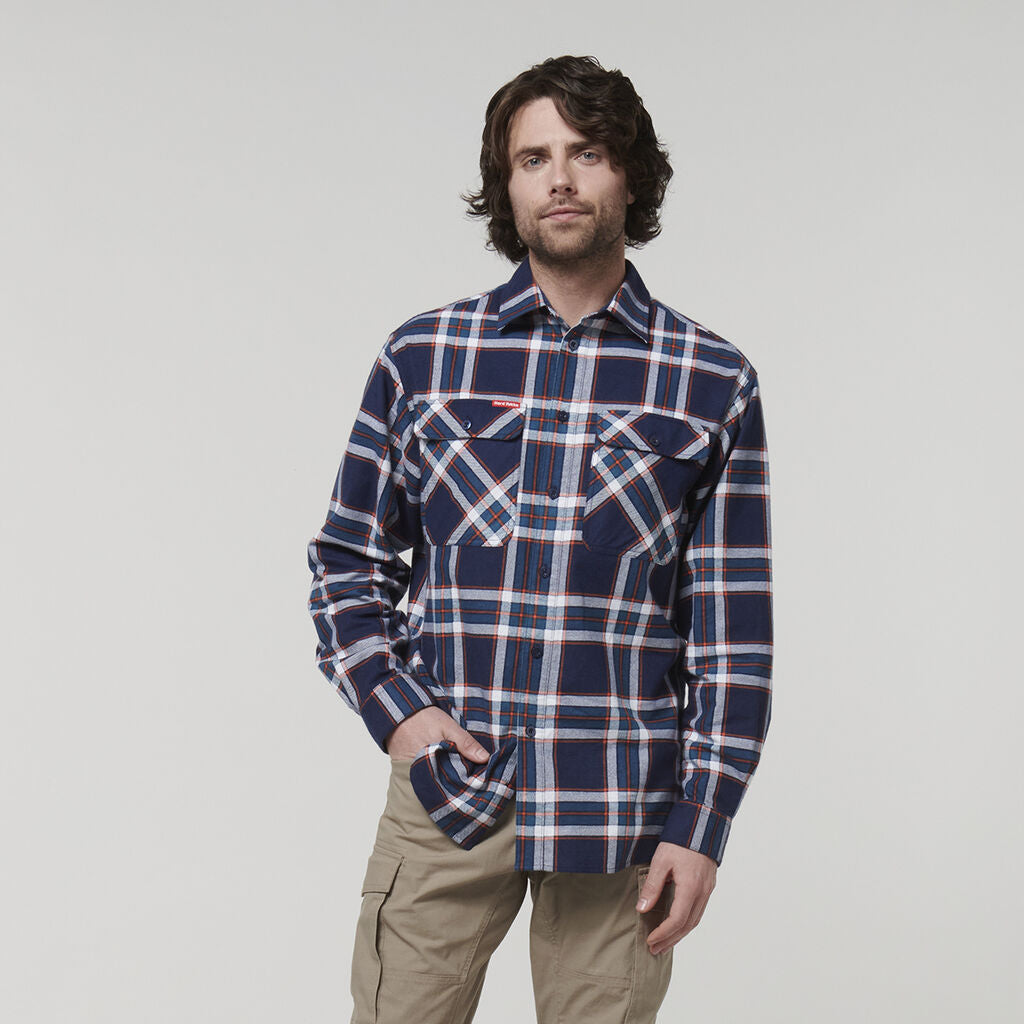 L/SL CHECK FLANNEL