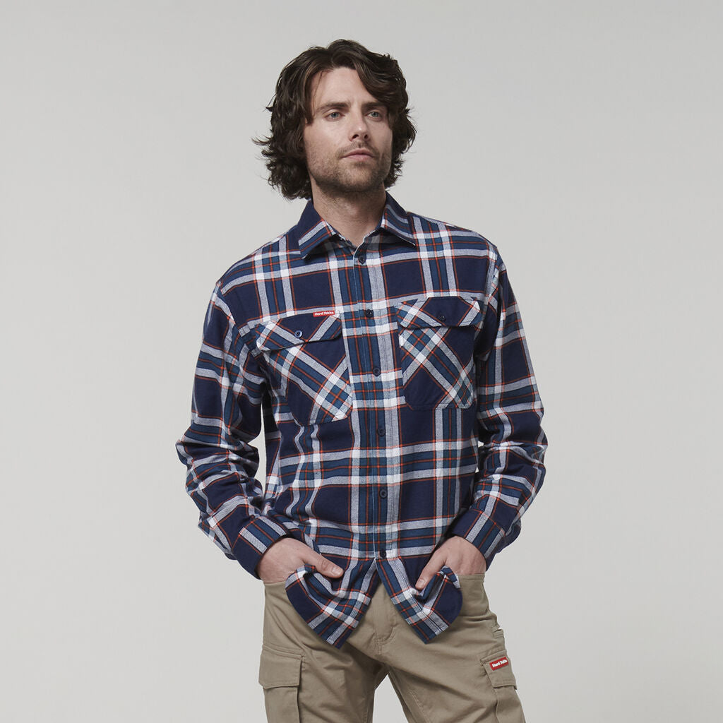 L/SL CHECK FLANNEL