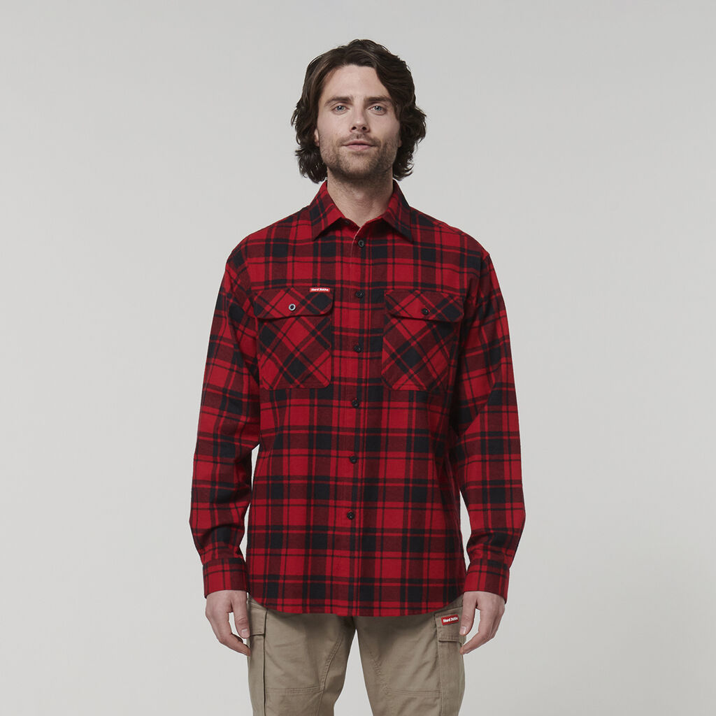 L/SL CHECK FLANNEL