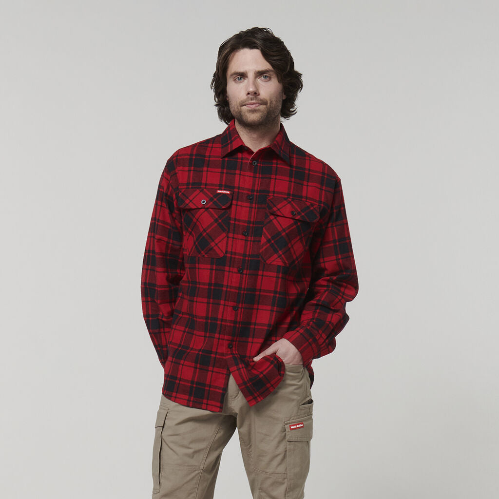 L/SL CHECK FLANNEL