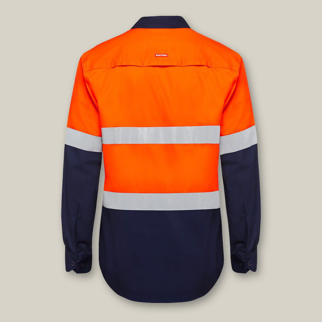 Hard Yakka Shirt Long Sleeve Two Tone Tape Vented - Y07940