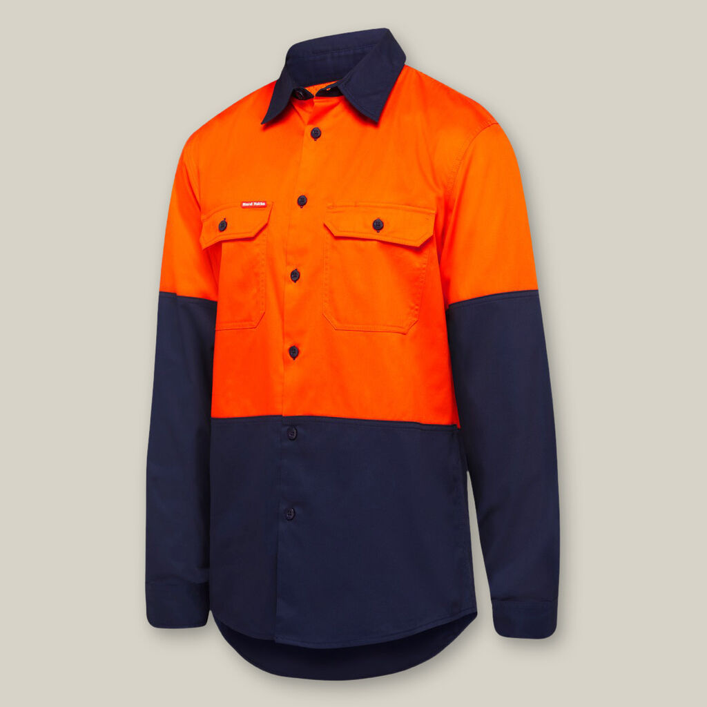 Hard Yakka Shirt Long Sleeve Two Tone Vented - Y07950
