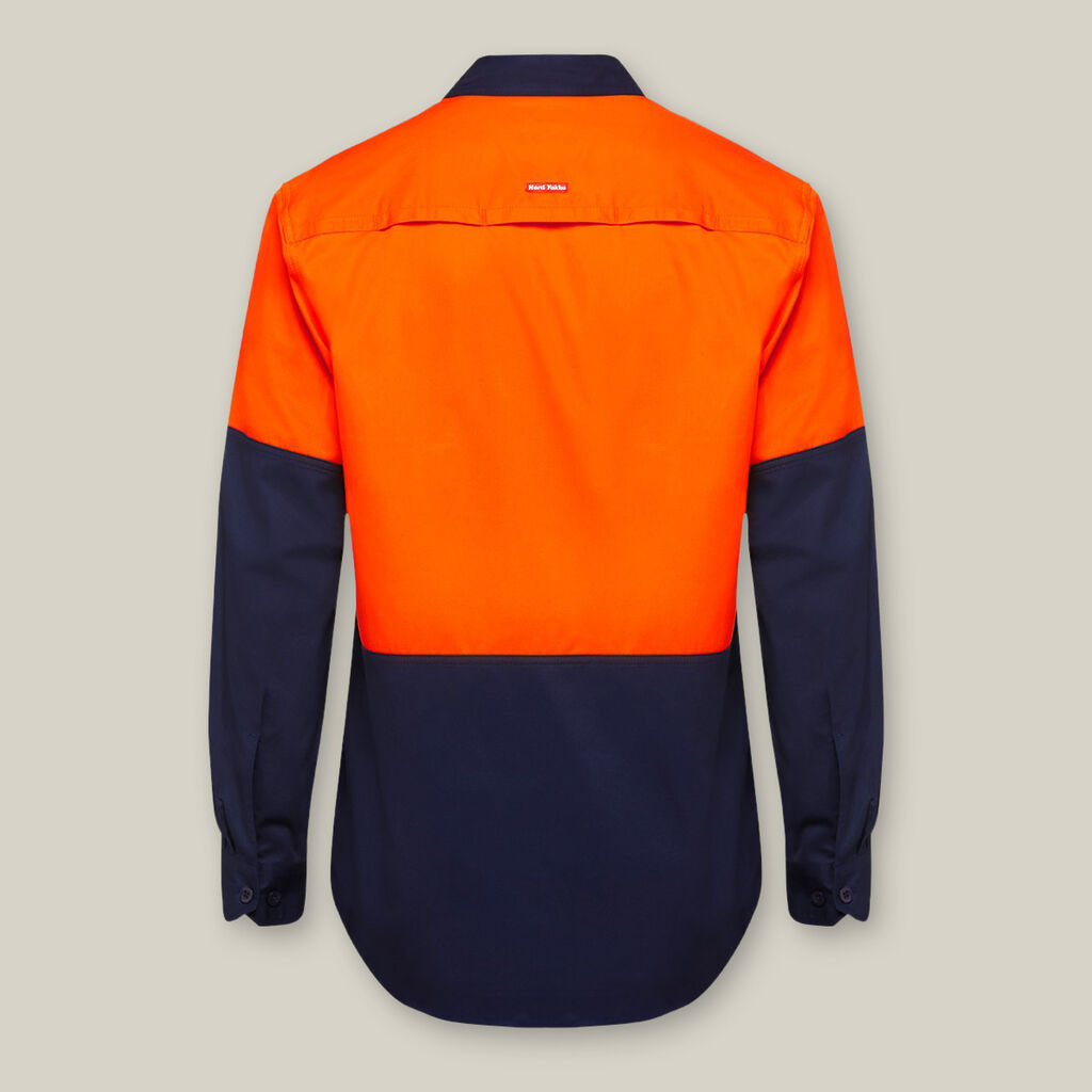 Hard Yakka Shirt Long Sleeve Two Tone Vented - Y07950