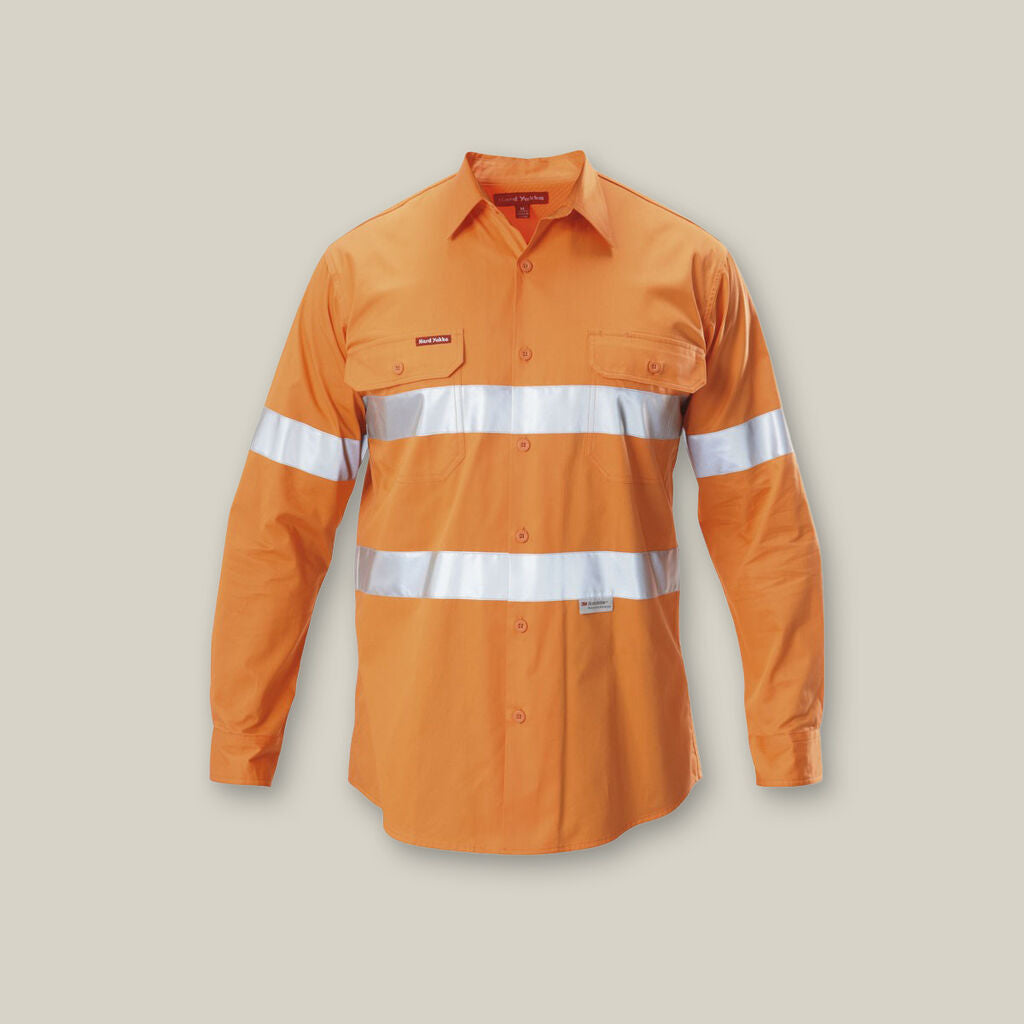 Hard Yakka Shirt Long Sleeve reflective Vented - Y07996