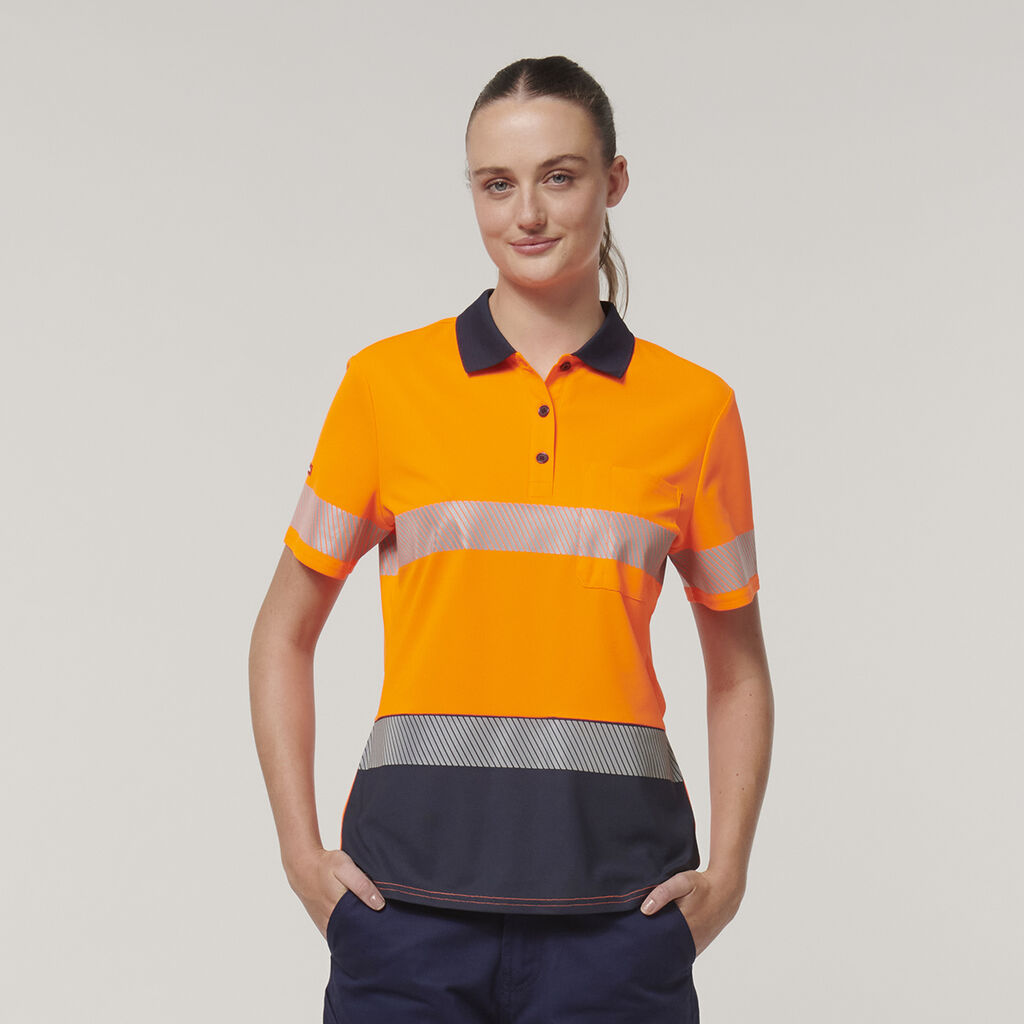 WMNS S/SL TAPED POLO
