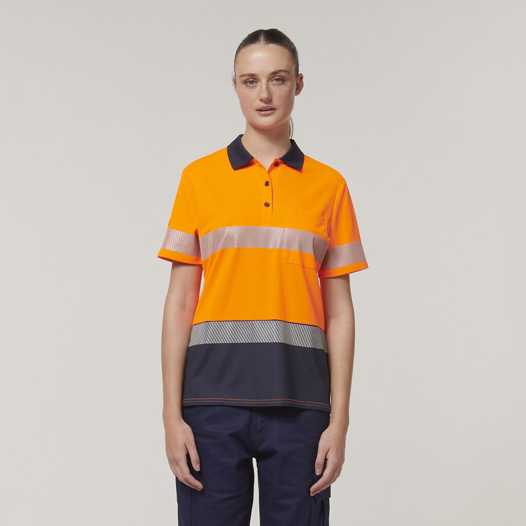 WMNS S/SL TAPED POLO