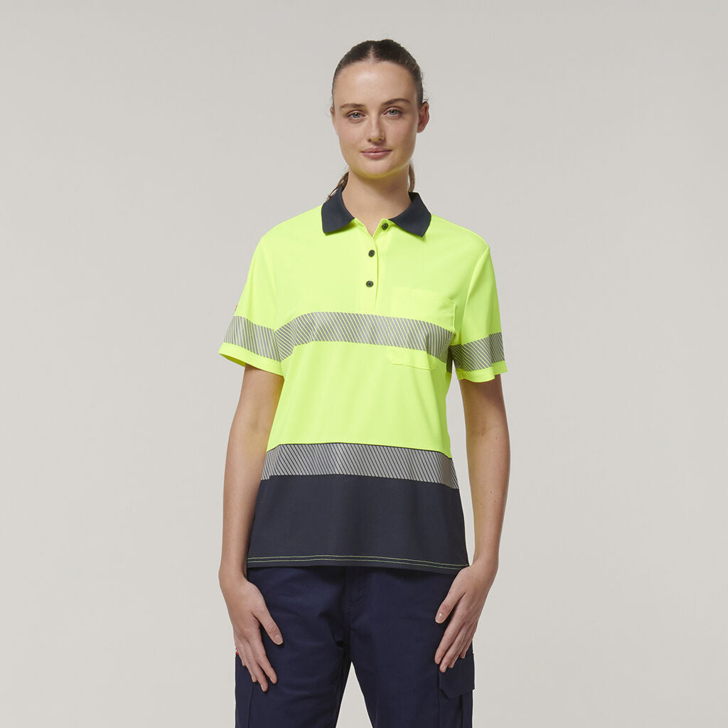 WMNS S/SL TAPED POLO