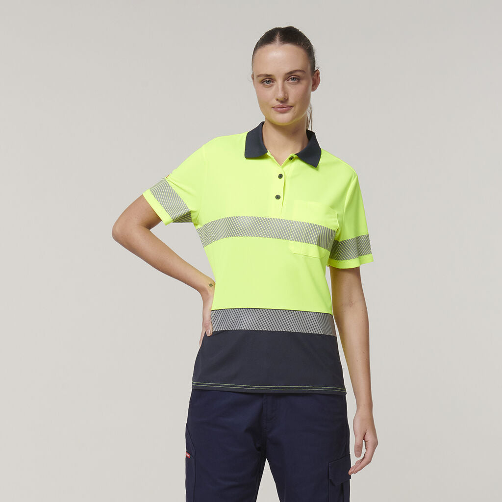 WMNS S/SL TAPED POLO