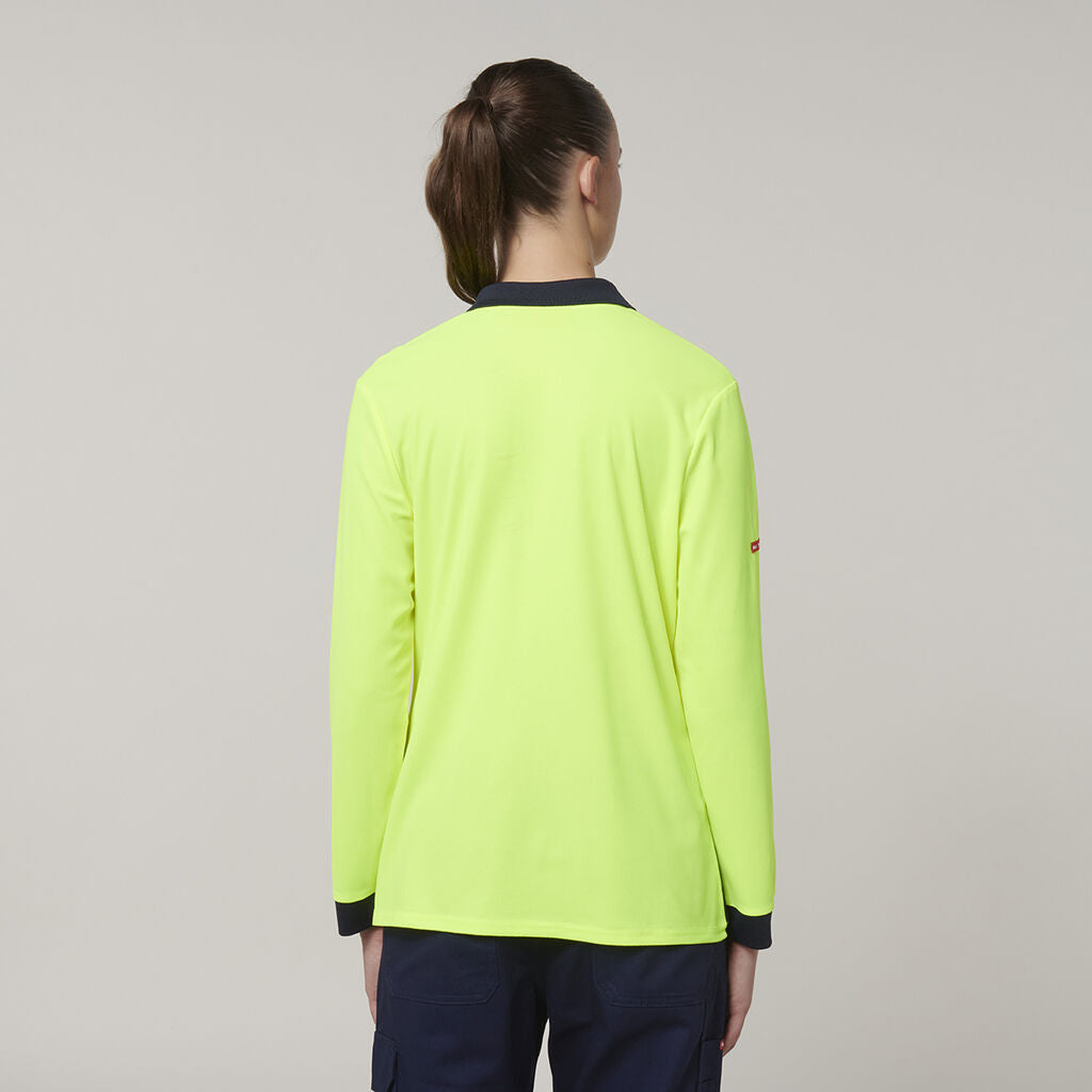 WMNS L/SL HIVIS POLO