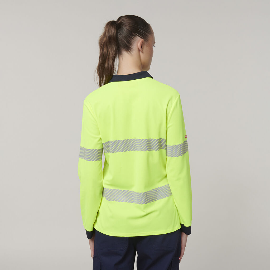 WMNS L/SL TAPED POLO