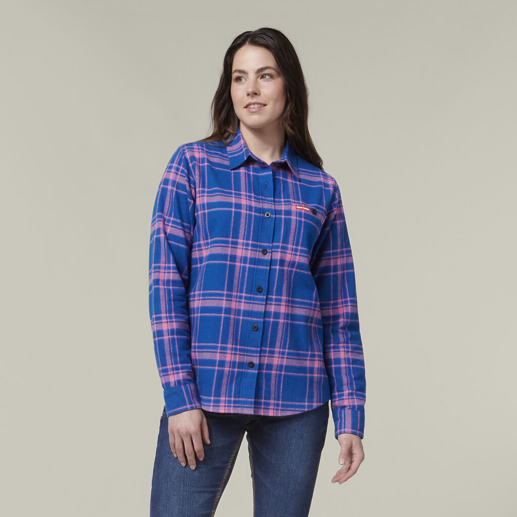 Hard Yakka Womens Check Flannie - Y08744