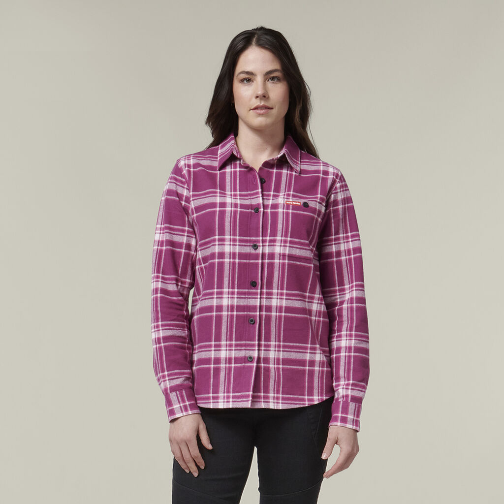 Hard Yakka Womens Check Flannie - Y08744