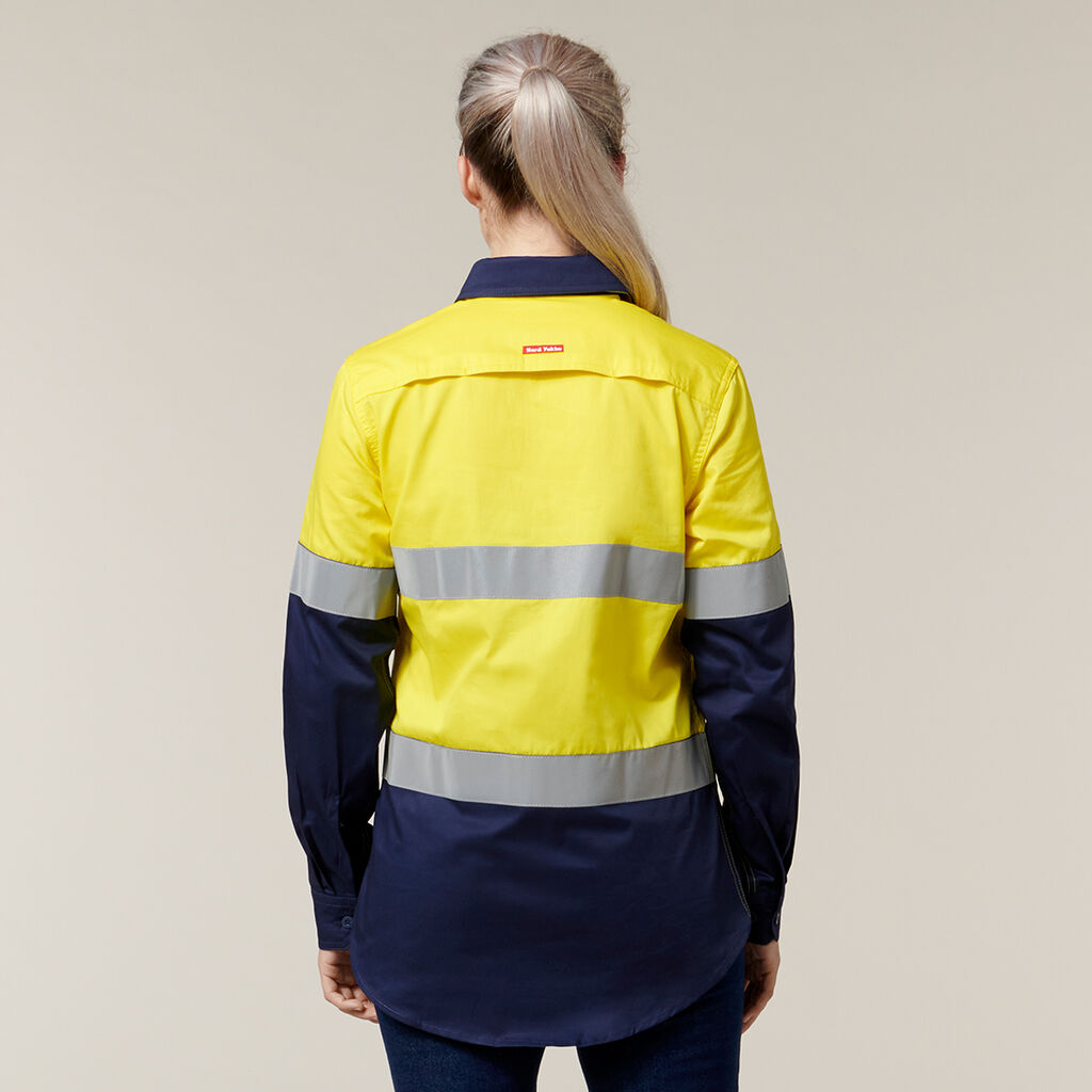 Hard Yakka Womens Long sleeve Shirt With/tape - Y08805