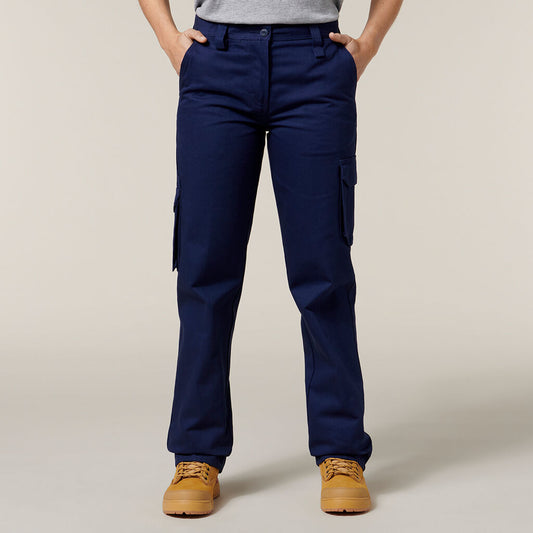 Hard Yakka Women's Cotton Drill Cargo Pant - Y08850