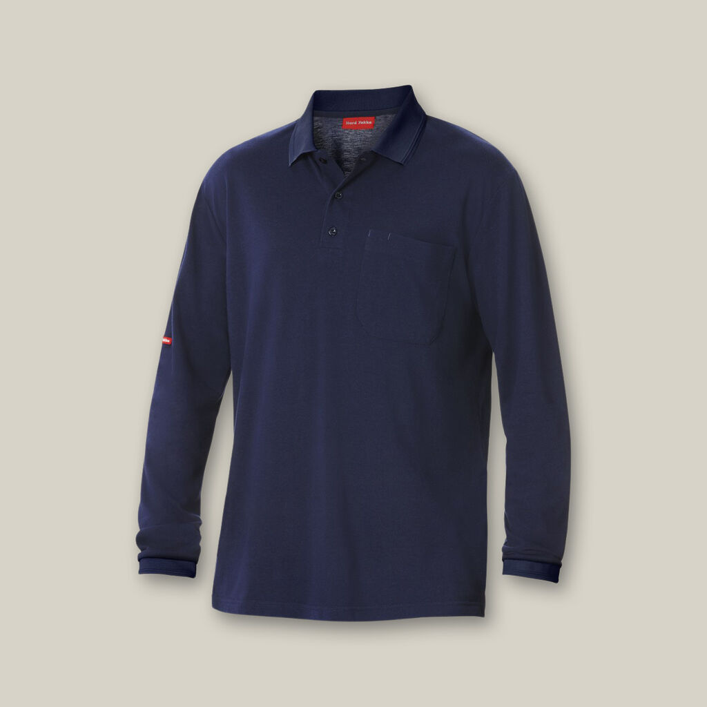 Hard Yakka Long Sleeve Regular Fit Polo - Y11307