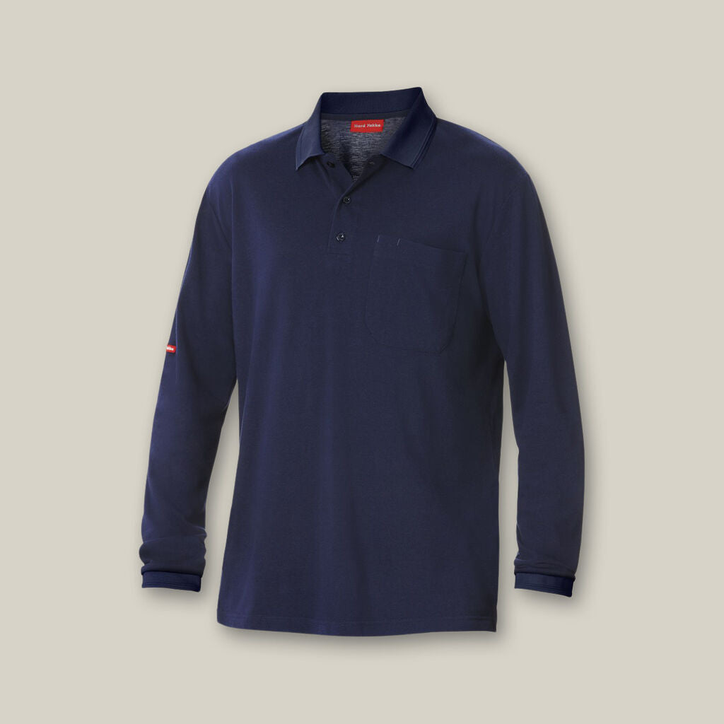 Hard Yakka Long Sleeve Regular Fit Polo - Y11307
