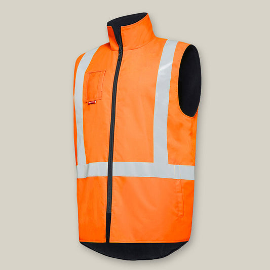 Hard Yakka Hi-vis Taped All Weather Fleece Vest - Y21480