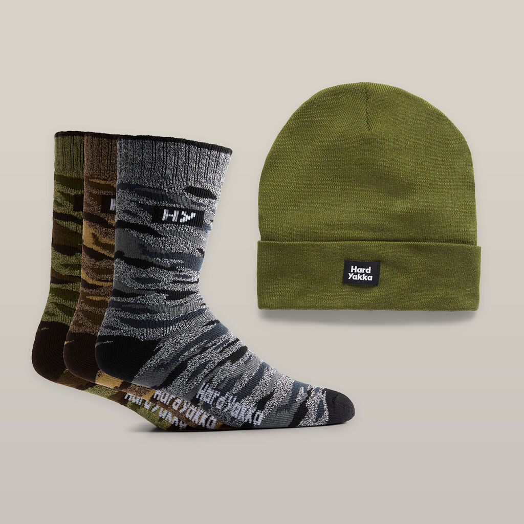 CAMO SOCK BEANIE