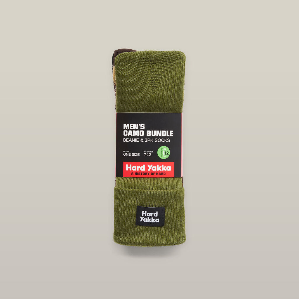 CAMO SOCK BEANIE