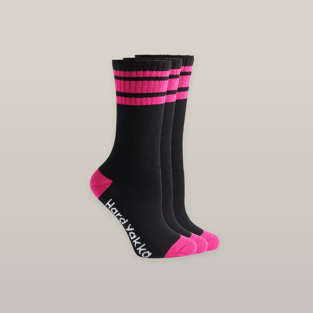 Hard Yakka Women Bamboo Sock Three Pack - Y26455