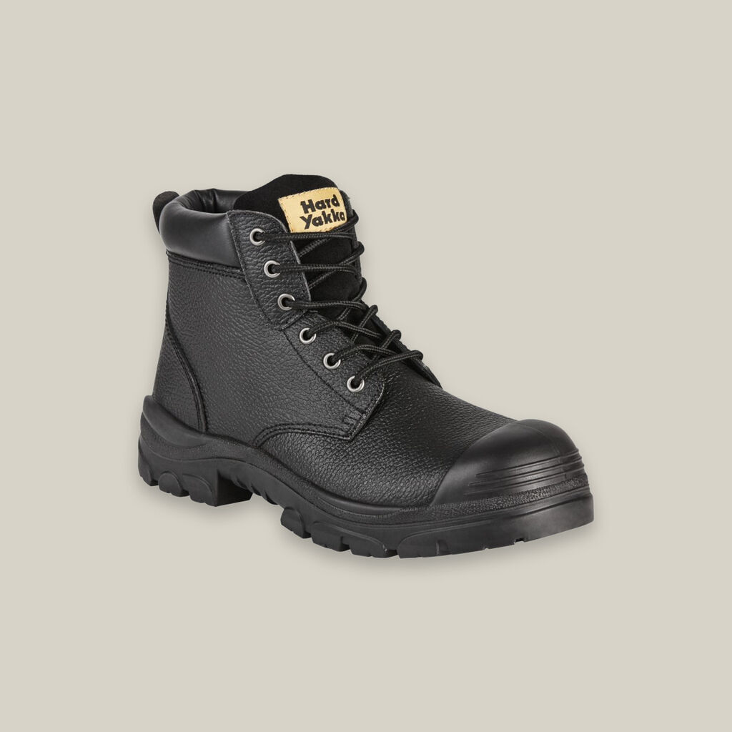 Hard Yakka Gravel Lace Up Steel Toe Safety Boot Black - Y60086