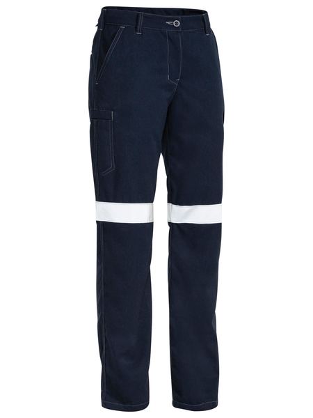 Bisley Tencate Tecasafe Plus 700 Womens Taped Hi Vis Flame resistant (FR) Cargo Pants - BPL8092T