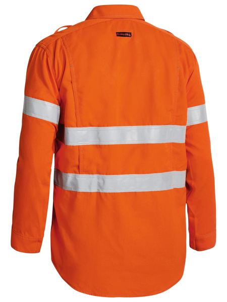 Bisley Tencate Tecasafe Plus 700 Taped Hi Vis Flame resistant(FR) Long Sleeve Mens Shirt - BS8081T