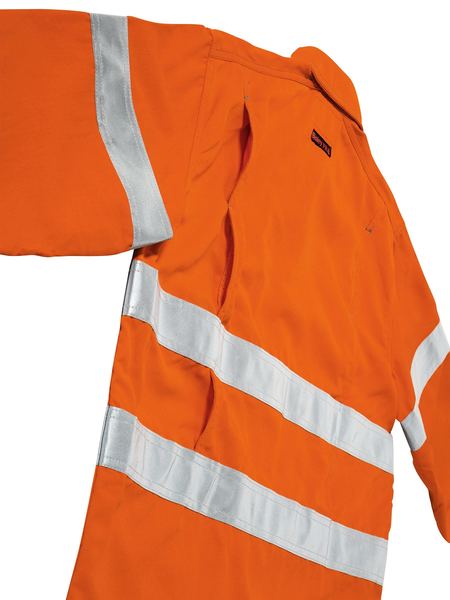 Bisley Tencate Tecasafe Plus 700 Taped Hi Vis Flame resistant(FR) Long Sleeve Mens Shirt - BS8081T