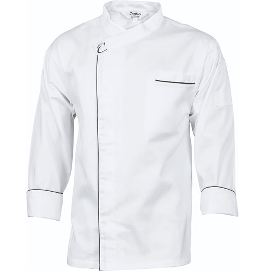 DNC Cool Breeze Modern Long Sleeve Chef Jacket - 1124