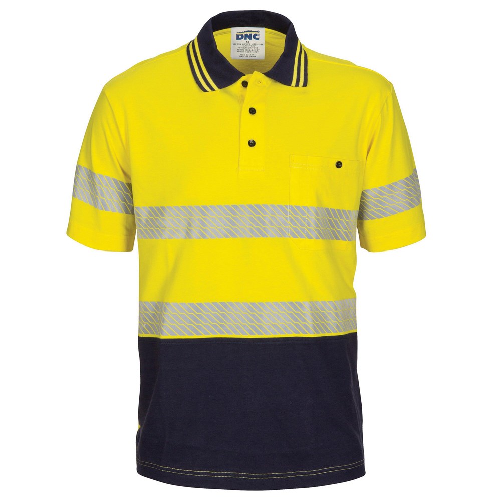 DNC Segment Taped Cotton Jersey Polo S/S - 3515