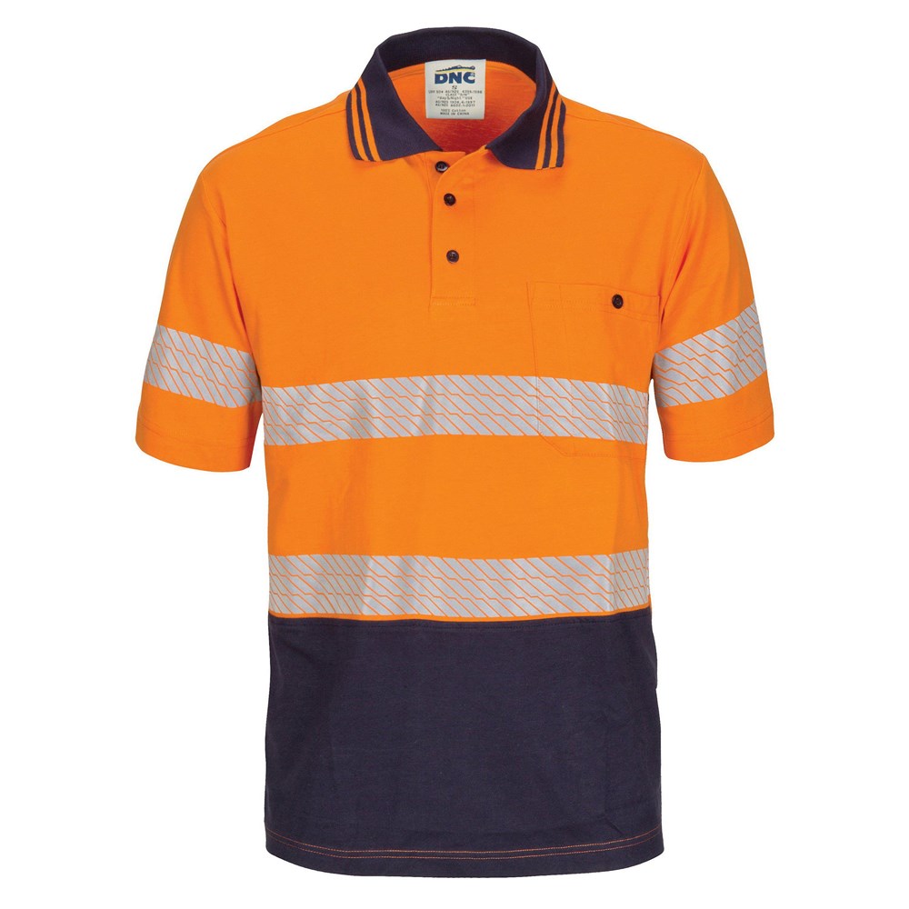 DNC Segment Taped Cotton Jersey Polo S/S - 3515