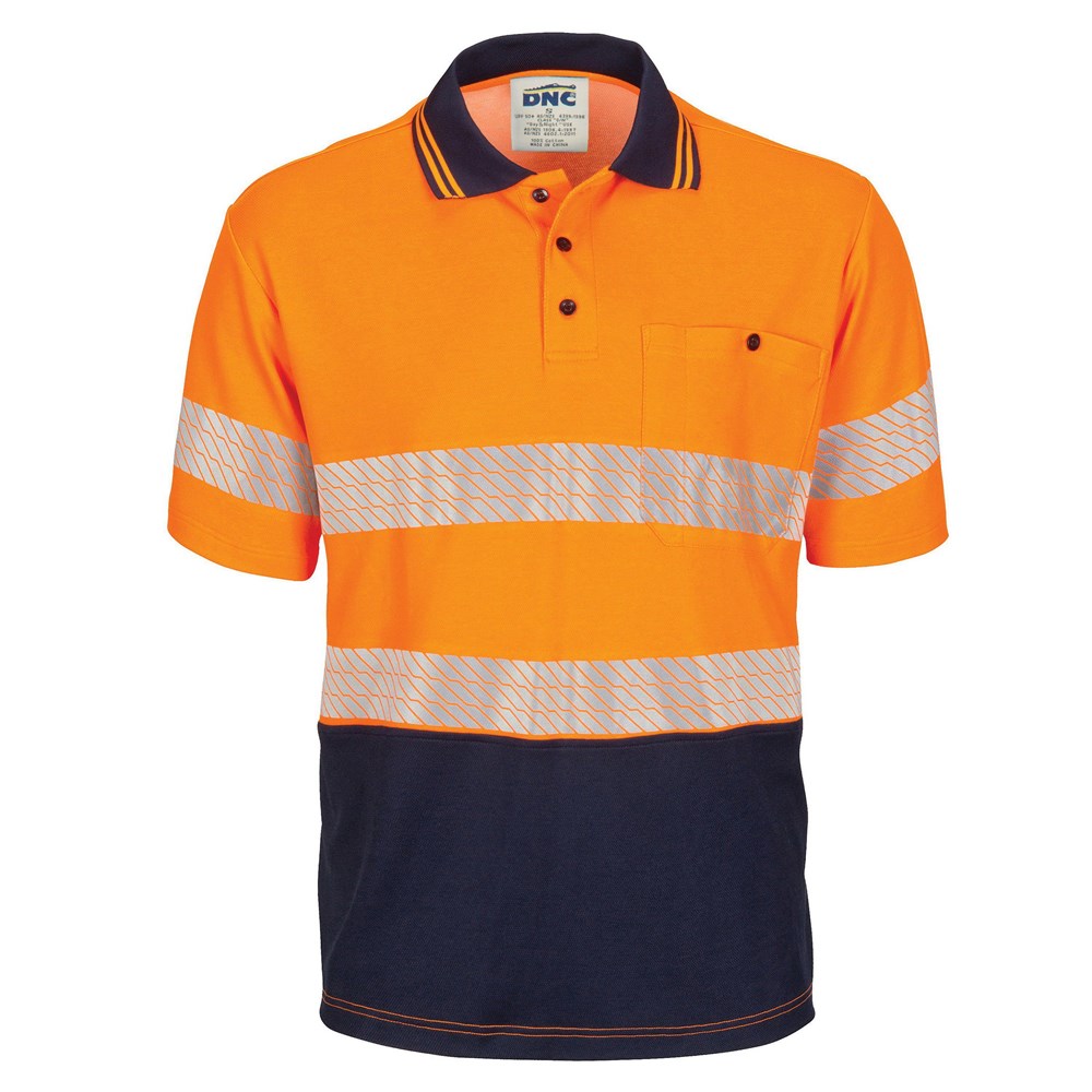 DNC Segment Taped Cotton Backed Polo S/S - 3517