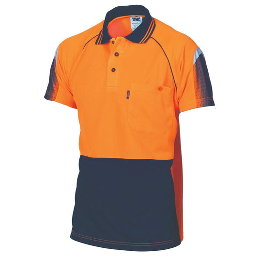 DNC Micro mesh polo screen print - 3751