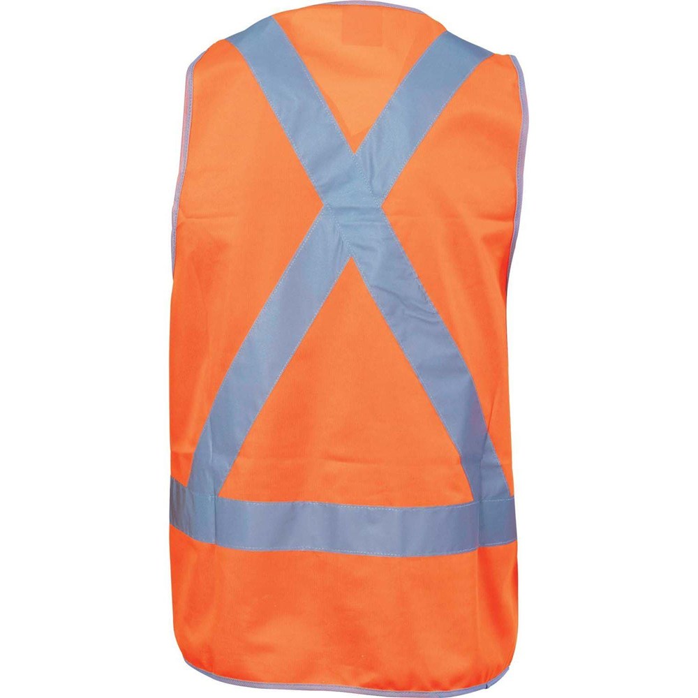DNC D/N Cross Back Safety Vests - 3805