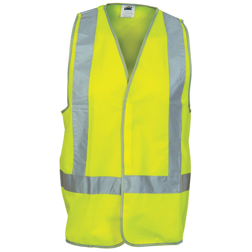 DNC D/N Cross Back Safety Vests - 3805