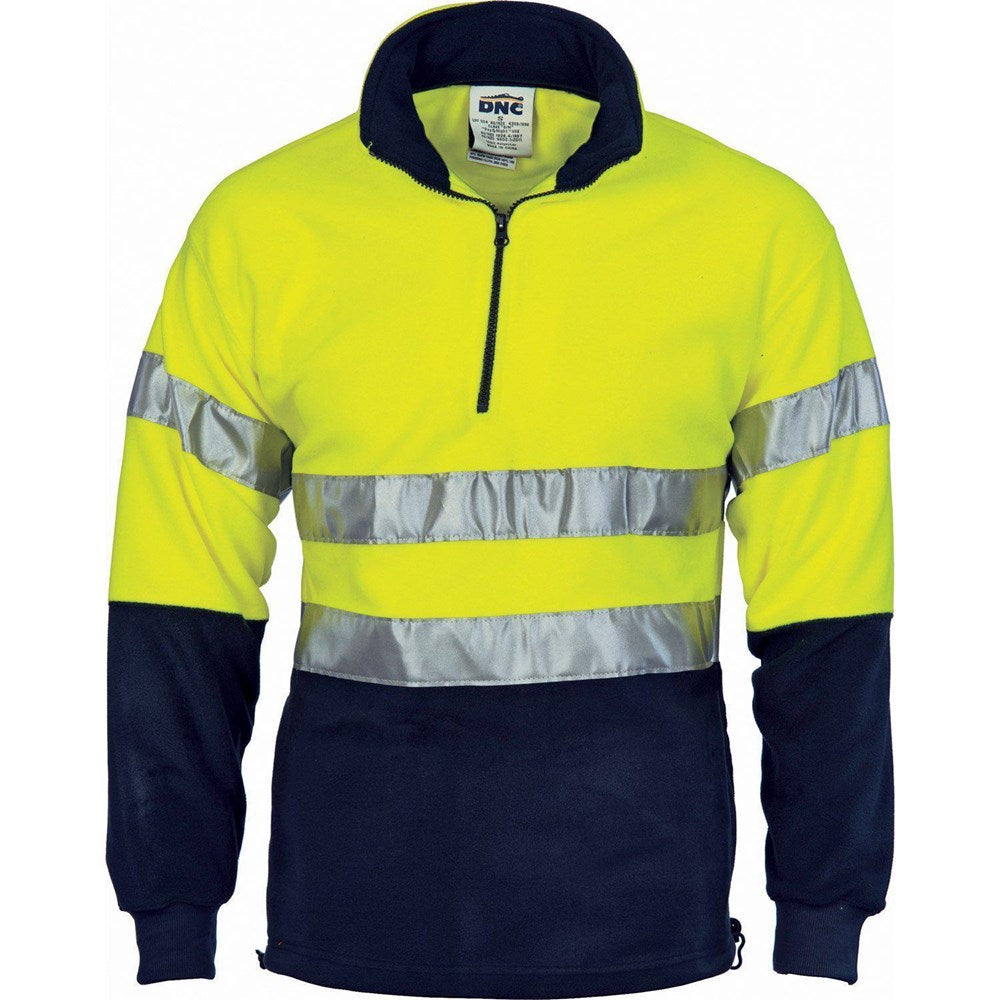 DNC Two Tone 1/2 Zip Fleece w/-Tap - 3829
