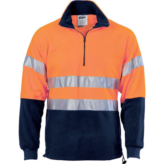DNC Two Tone 1/2 Zip Fleece w/-Tap - 3829