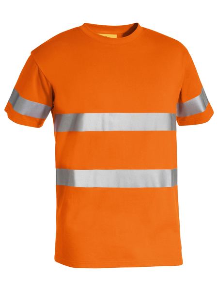 Bisley Taped Hi Vis Mens Cotton Tee-shirt - BK1017T