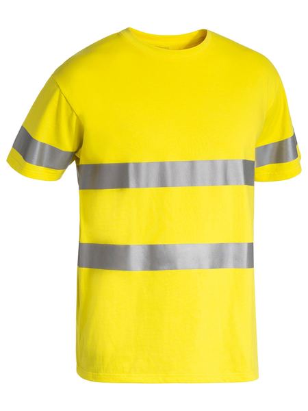 Bisley Taped Hi Vis Mens Cotton Tee-shirt - BK1017T