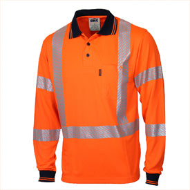DNC HiVis Segmented Tape X back Polo - 3510