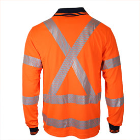 DNC HiVis Segmented Tape X back Polo - 3510