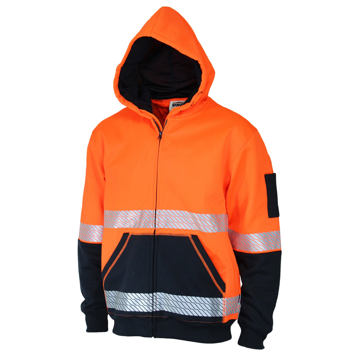 DNC HiVis Segmented Tape Full Zip Hoodie - 3530