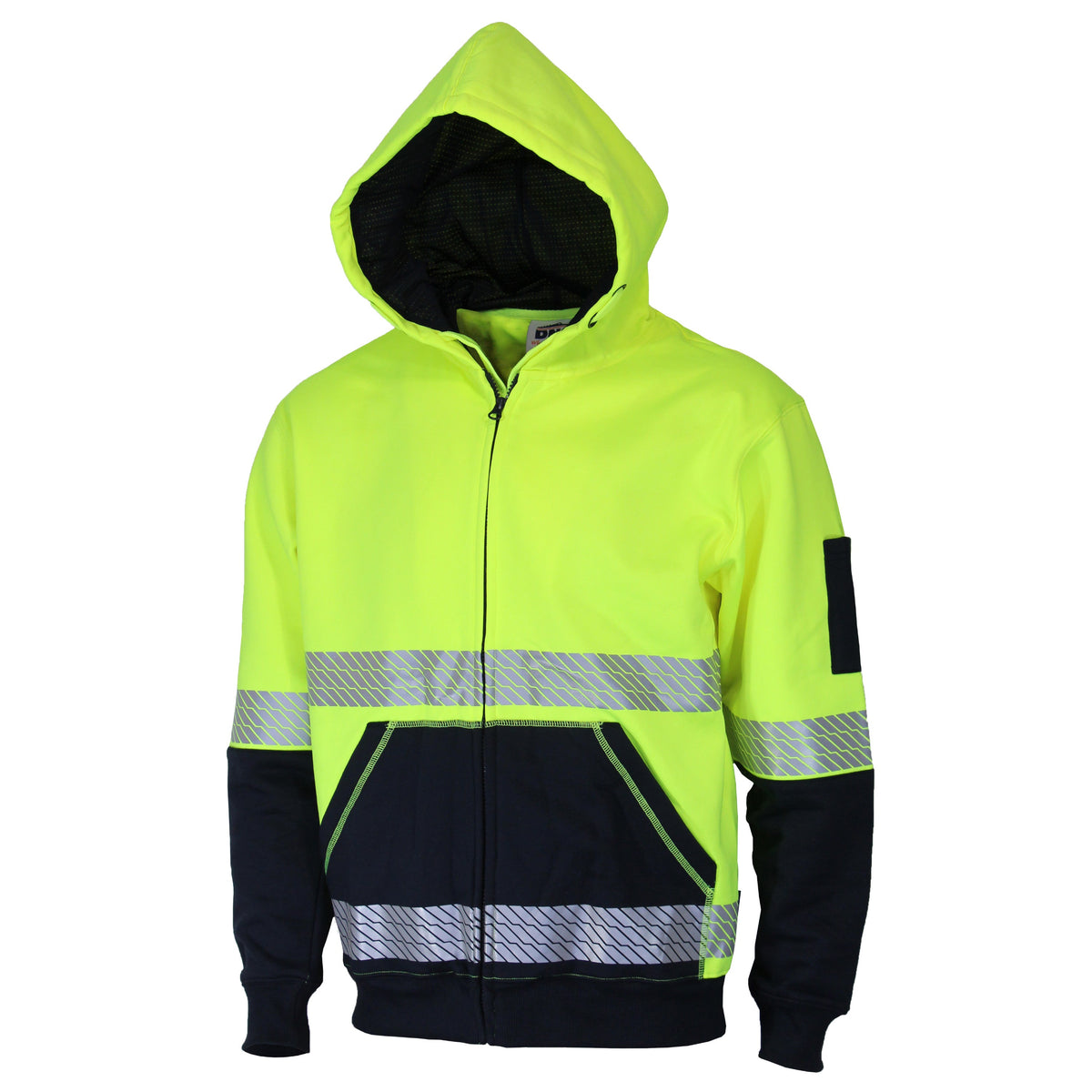 DNC HiVis Segmented Tape Full Zip Hoodie - 3530