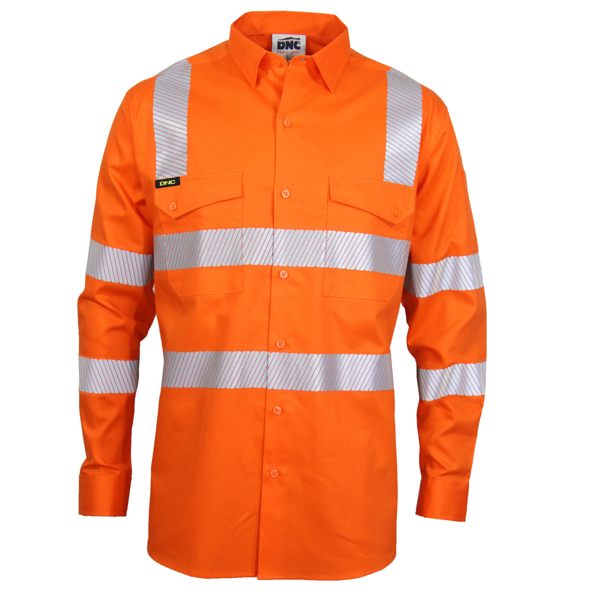 DNC HiVis Segment Taped VicRail Shirt - 3643