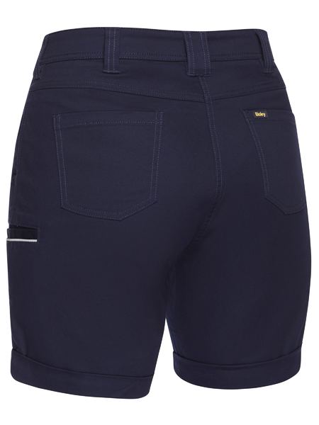 Bisley Womens Stretch Midium Rise Shorts - BSHL1015