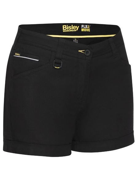 Bisley Womens Flex & Move Short Shorts - BSHL1045