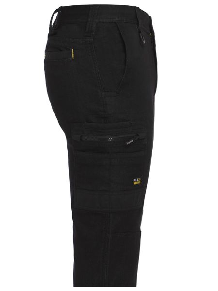 Bisley Flex & Move Stretch Denim Cargo Cuffed pants - BPC6335