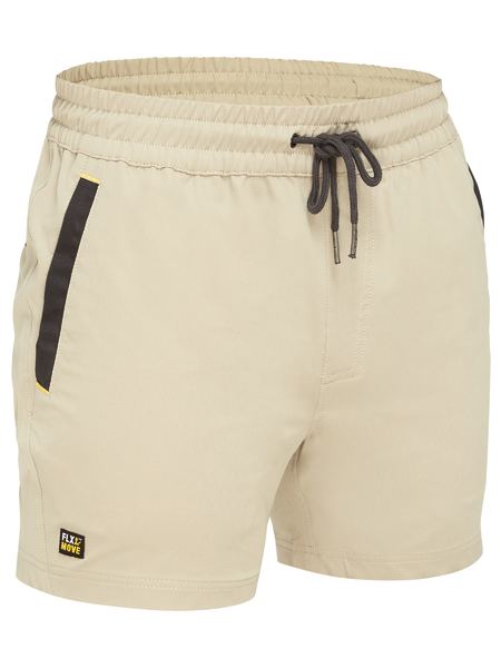 Bisley Flex & Move Four-Way Stretch Elastic Waist Shorts - BSH1331